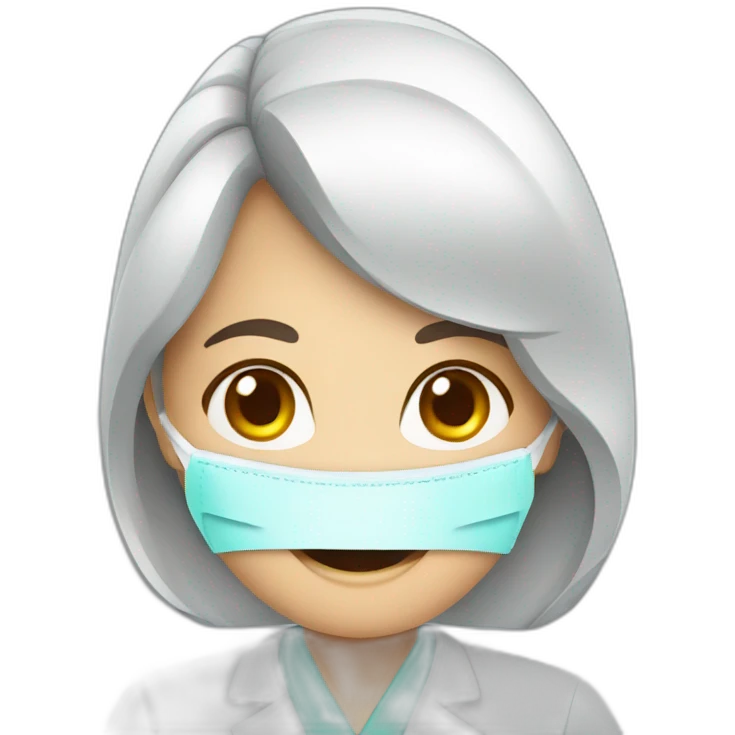dentista mujer emoji