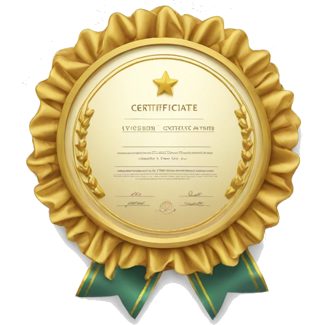 Award Certificate  emoji
