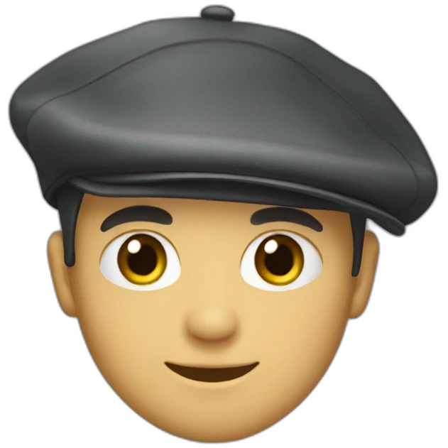 Britsh schoolboy cap rock emoji