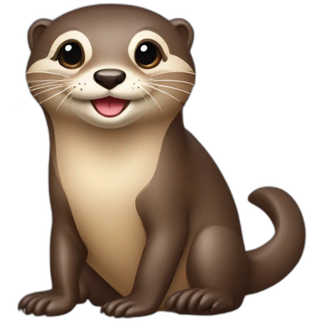 Loutre sur tortu emoji