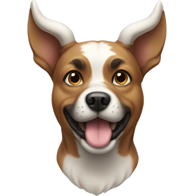 Dog with horns  emoji