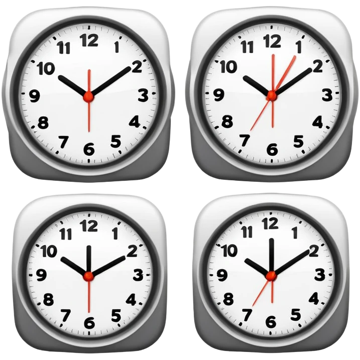 standard emoji clock set at 4:20 emoji
