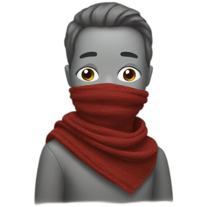 scarf masked emoji