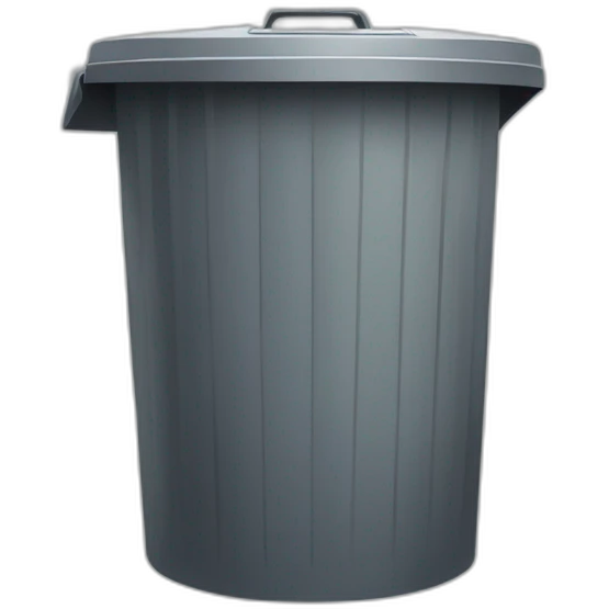 Trash bin emoji