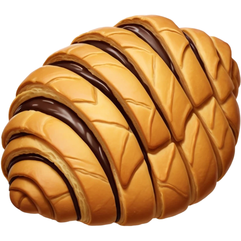 Chocolate croissant  emoji