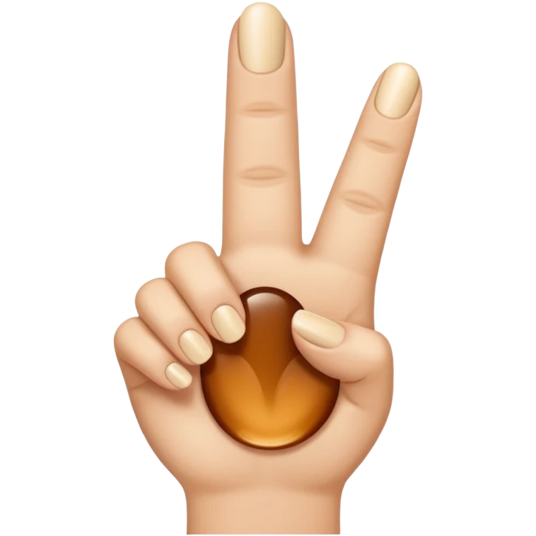 Un dedo con forma de T emoji