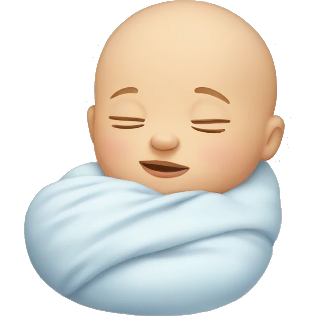 sleeping baby emoji
