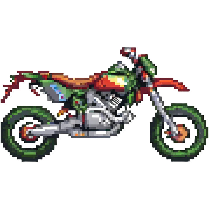 yellow and black super motard motorcycle emoji