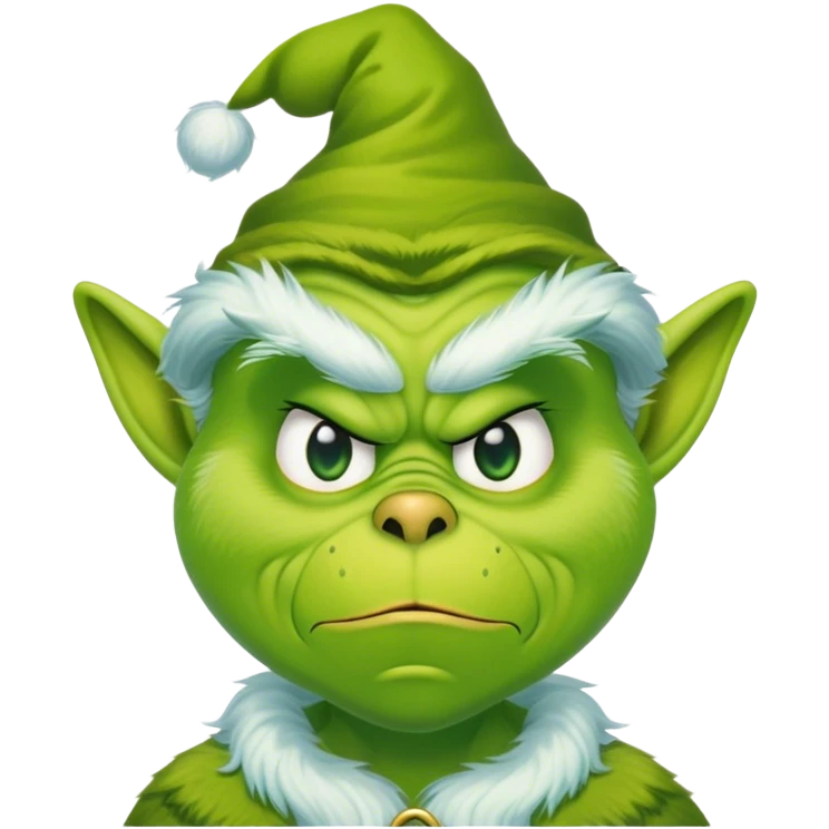Baddie grinch emoji