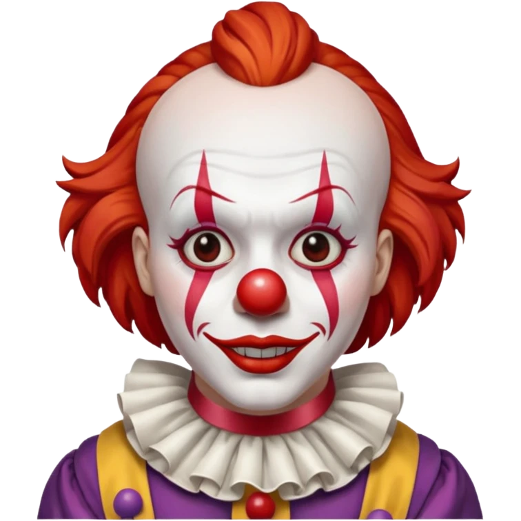 The clown from the movie IT emoji