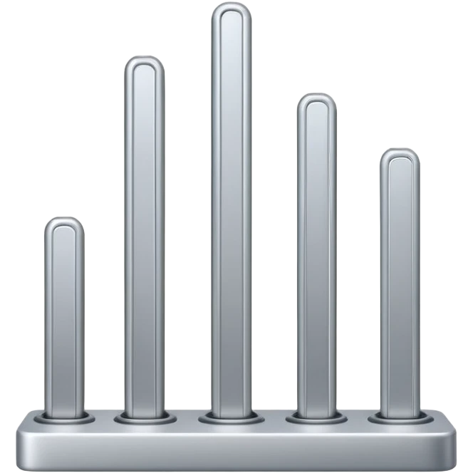 📶 A series of vertical bars in ascending height, representing cell signal strength.” emoji