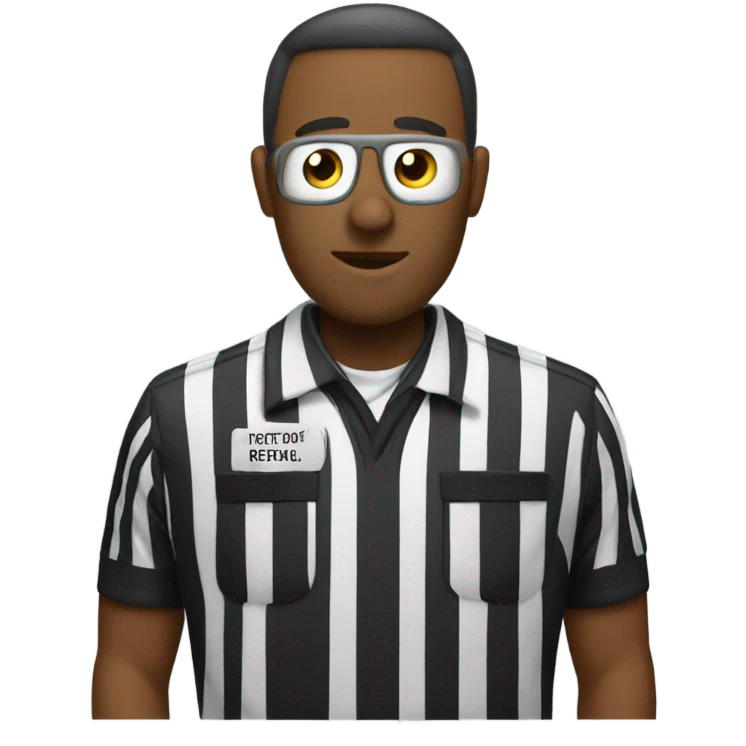 Referee blind emoji