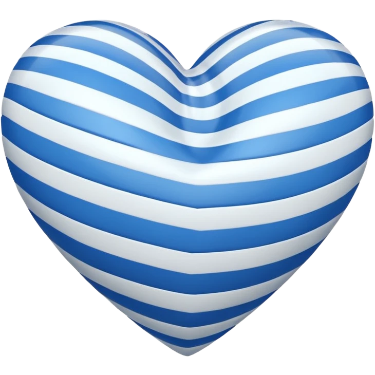 Cuore blu con le fascie emoji