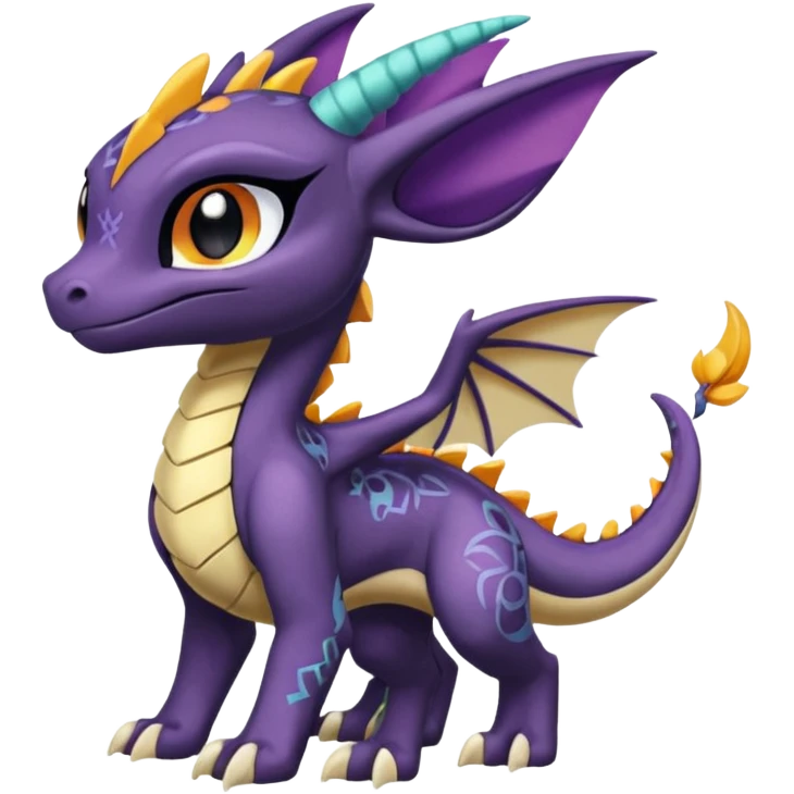 Meloetta-Raikou-Spyro-Toothless-Stitch-Fakémon-creature-hybrid emoji