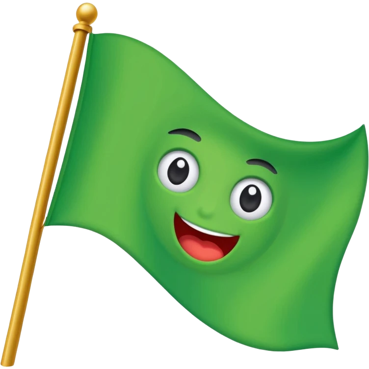 Green flag  emoji