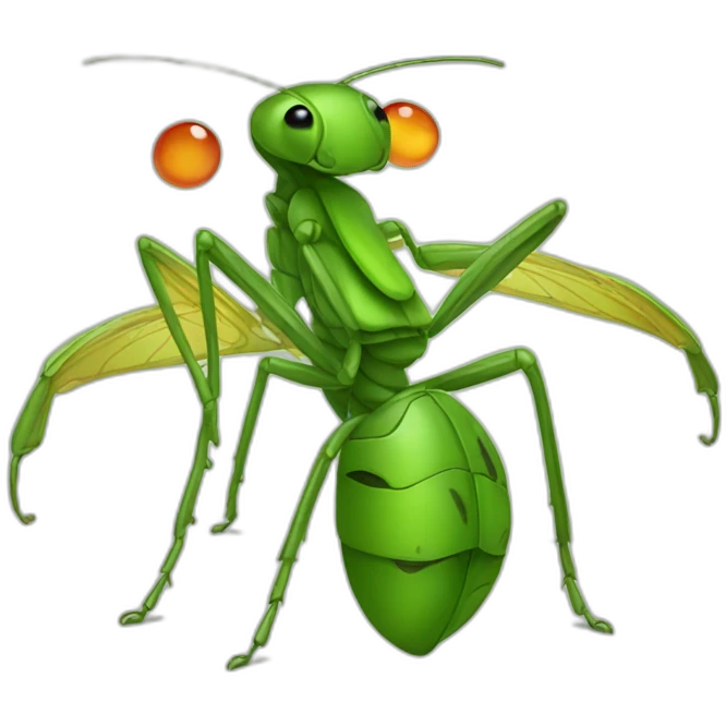 Mantis-Ladybug emoji