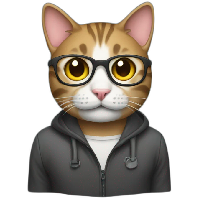 cat programmer emoji