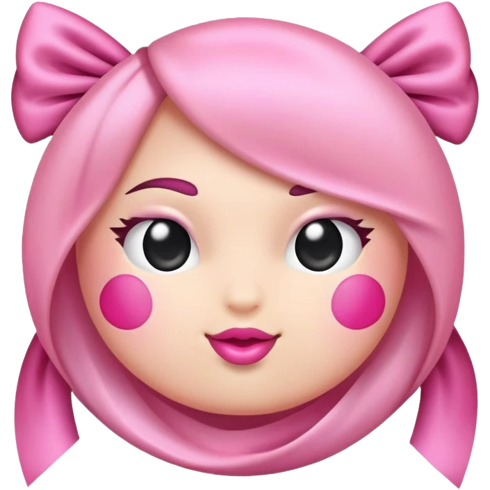 Girly pink emoji