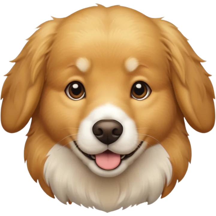 golden retriever dog emoji