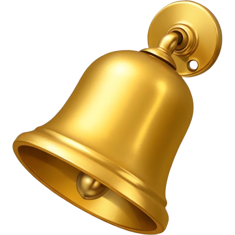 gold bell emoji