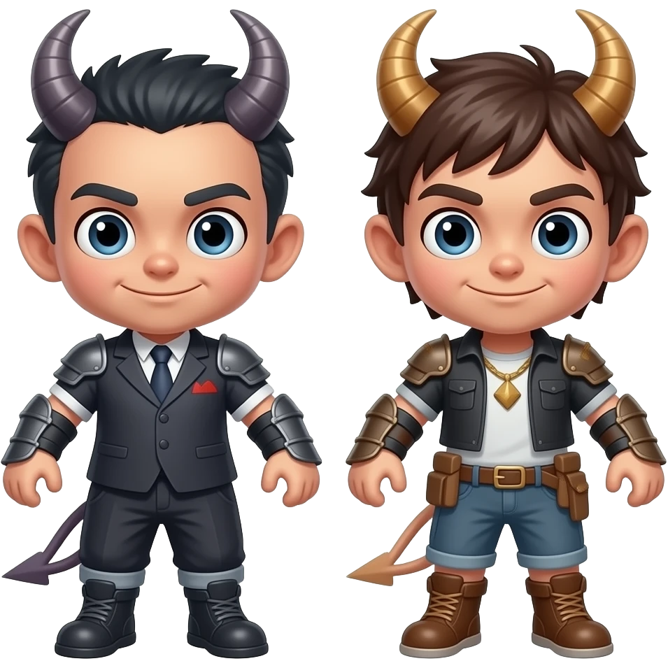 Two demon imps emoji