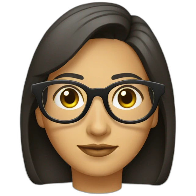 Xochitl Gomez eyeglass emoji