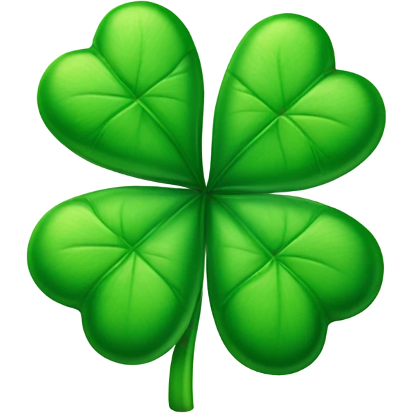four leaf clover emoji