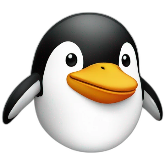 pinguin with nike rouge emoji