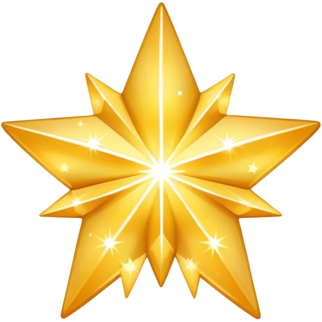 shiny sparkling star cluster emoji