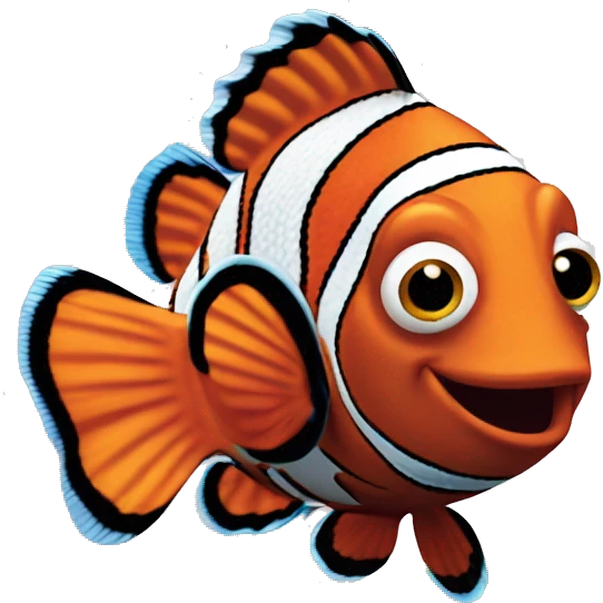 Finding Nemo clownfish  emoji