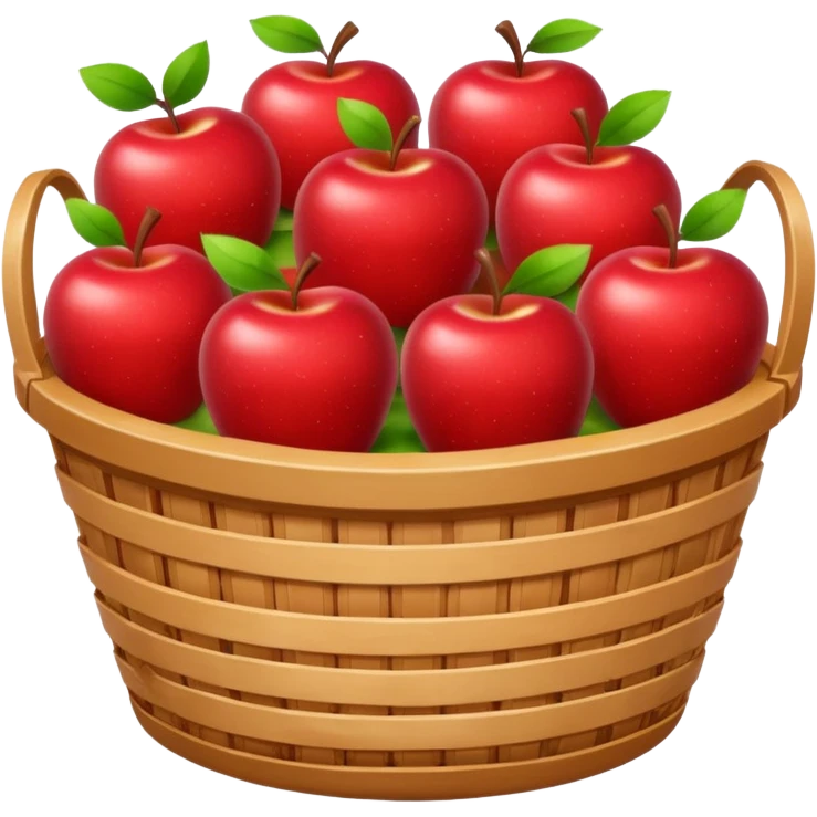 A basket where you pick only the shiniest apples, ignoring the rest. emoji