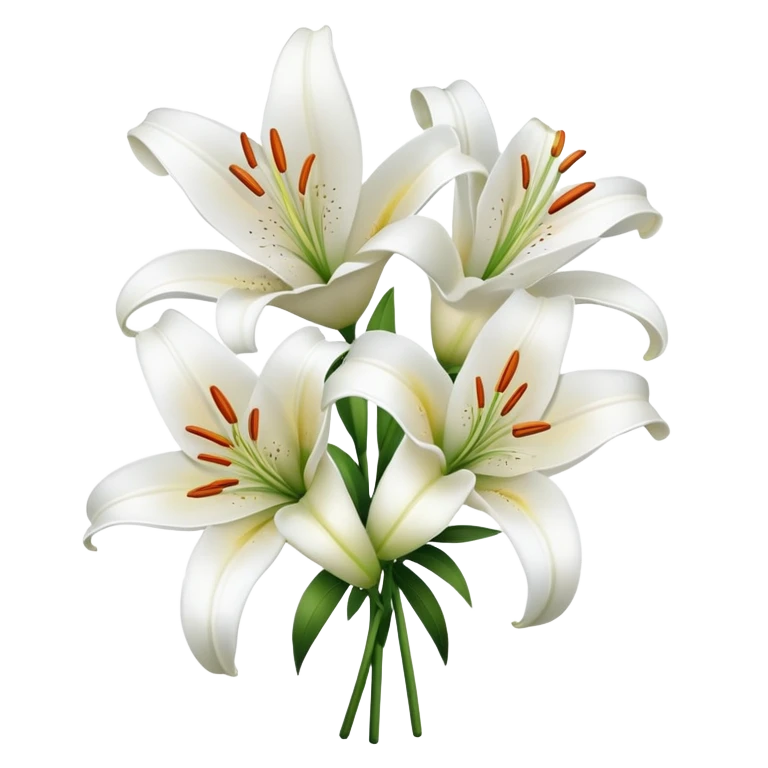 lilies emoji