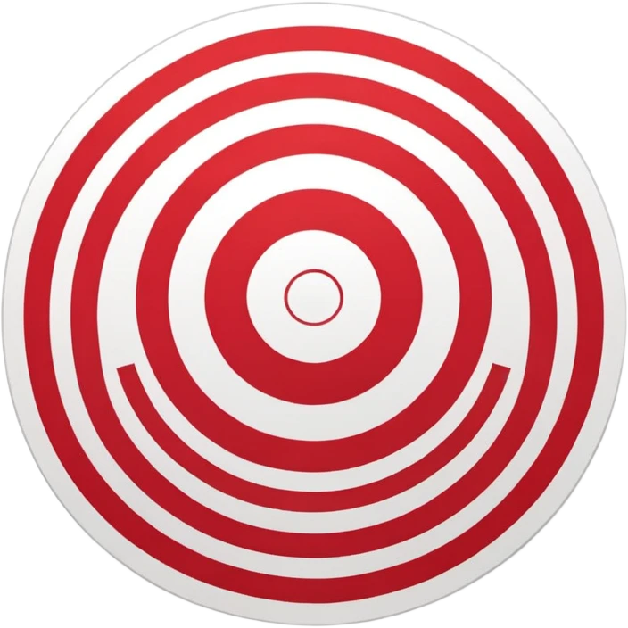 Red-white bullseye target emoji