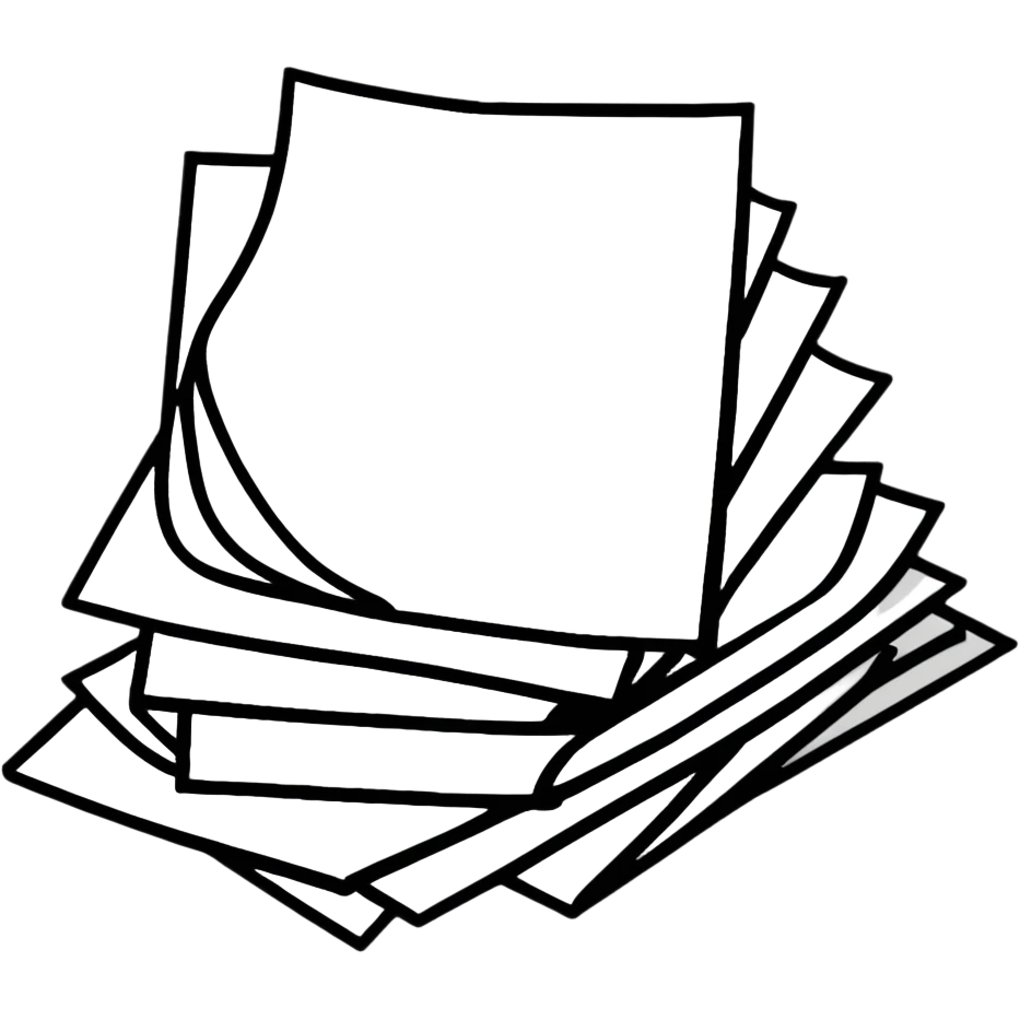 small stack of papers emoji