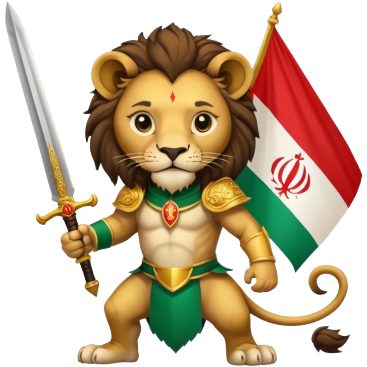 🦁⚔️☀️ ⬜ 🇮🇷
 emoji