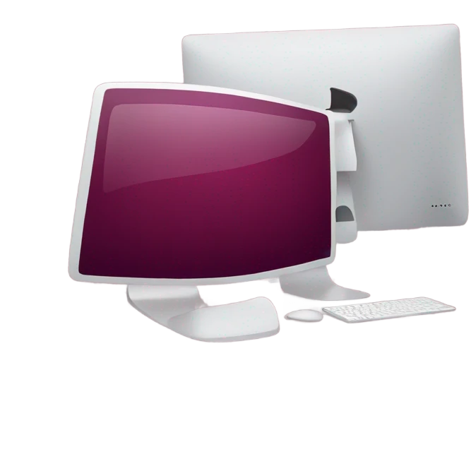 burgundy iMac emoji