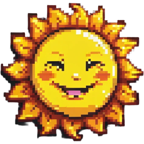 smiling sun emoji