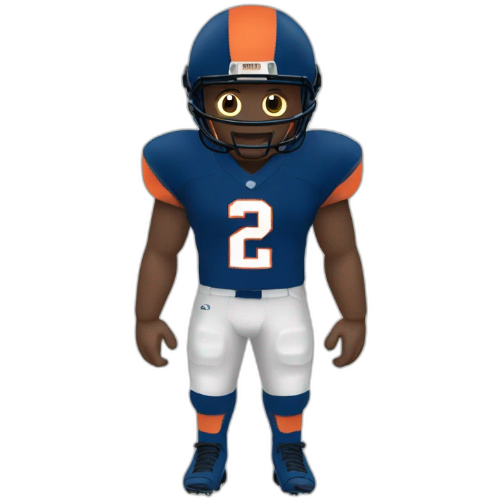 A football player emoji