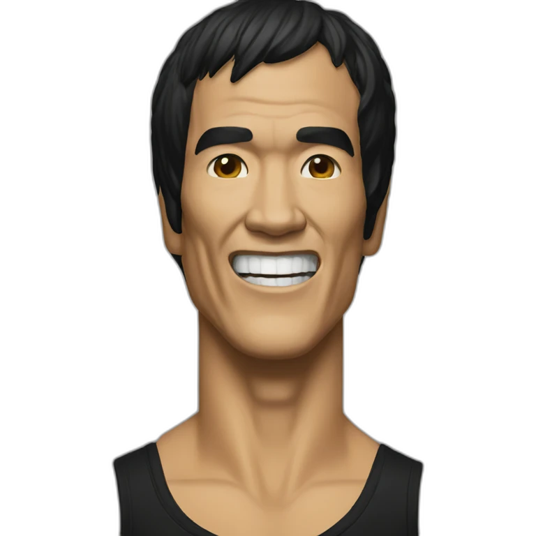 Bruce Lee surprise emoji