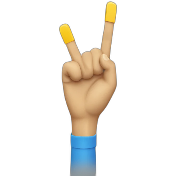 celebration goal score two hand up emoji