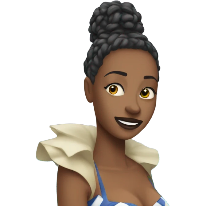 Glenda for wicked in a pool emoji
