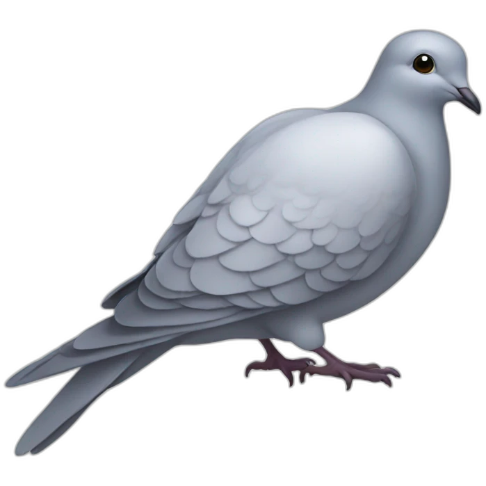 intelligent dove emoji