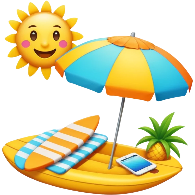 Summer emoji vibes emoji