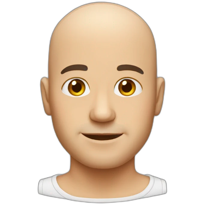 bald man emoji