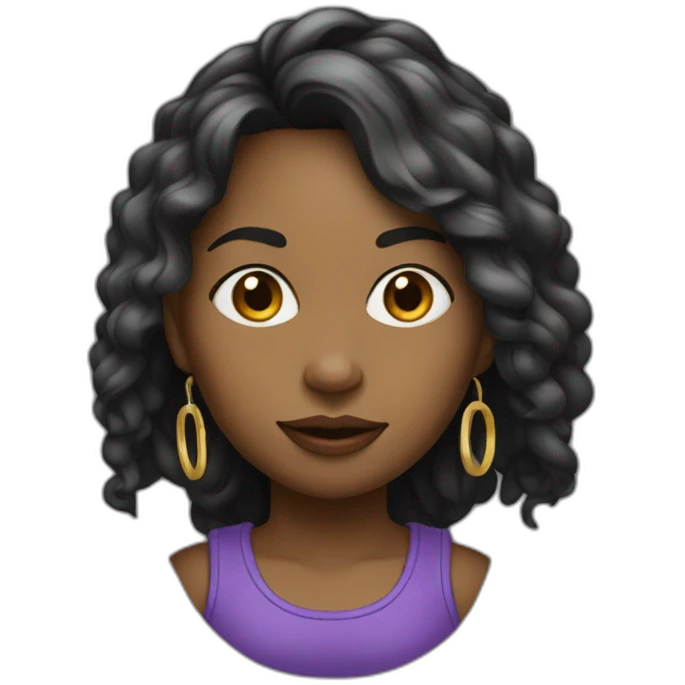 fille qui fait du hip-hop emoji
