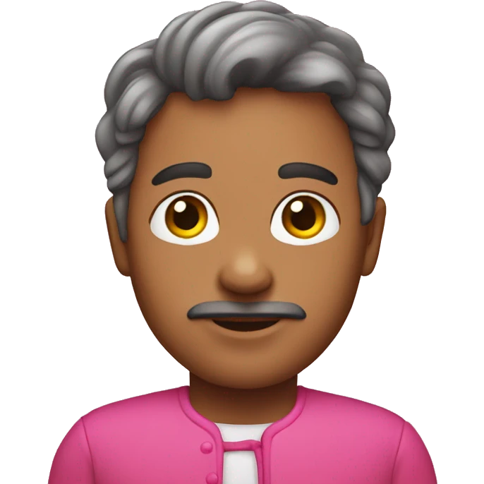A person with a pink laso emoji