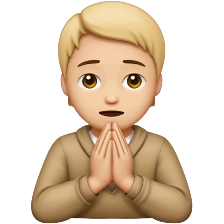 make a emoji who are say sorry emoji