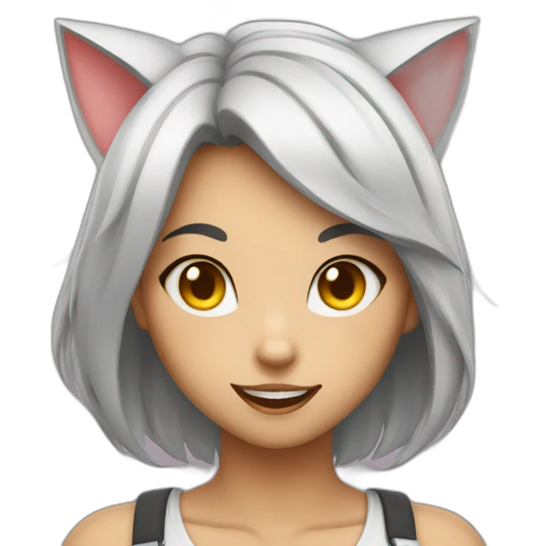 catgirl smug emoji
