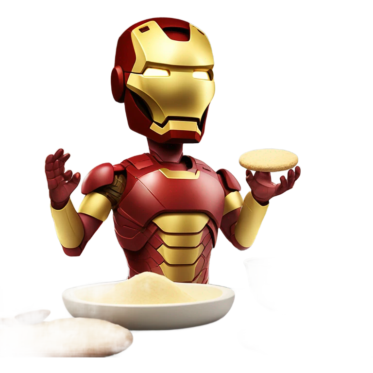 Iron-Man Baking emoji