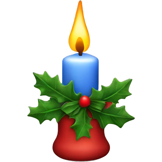 christmas candle emoji